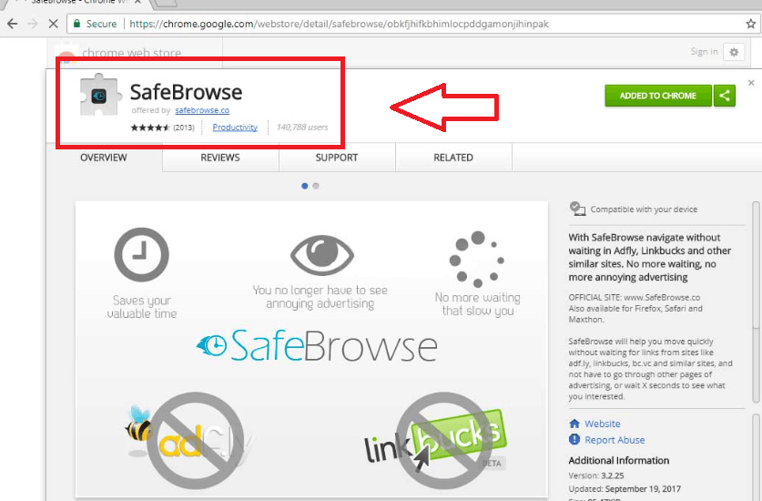 افزونه SafeBrowse کروم و استخراج پول کاربران