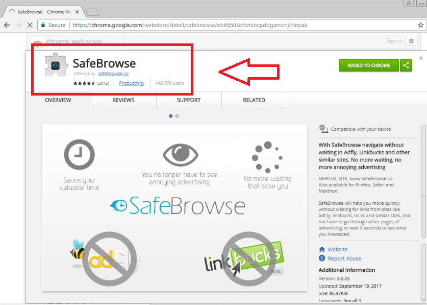 افزونه SafeBrowse کروم و استخراج پول کاربران